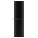 Arbiola Mono H 2500-60-10 секции черный вертикальный радиатор c боковым подключением