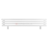 Arbiola Gorizont Ritmo HZ 1200-40-04 секции белый горизонтальный радиатор c боковым подключением (на ножках)
