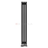 Arbiola Ritmo V 1200-40-03 секции черный вертикальный радиатор c нижним подключением