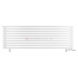 Arbiola Gorizont Ritmo VZ 1750-40-10 секций белый горизонтальный радиатор c нижним подключением (на ножках)