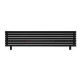 Arbiola Gorizont Liner HZ 2000-36-07 секции черный горизонтальный радиатор c боковым подключением с ножками
