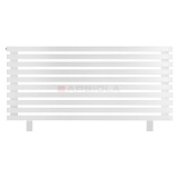 Arbiola Gorizont Ritmo HZ 1250-40-10 секций белый горизонтальный радиатор c боковым подключением (на ножках)