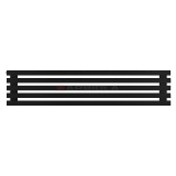 Arbiola Gorizont Ritmo H 1200-40-05 секций чёрный горизонтальный радиатор c боковым подключением