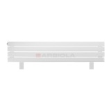 Arbiola Gorizont Liner HZ 1200-63-04 секции белый горизонтальный радиатор c боковым подключением с ножками