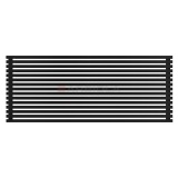 Arbiola Gorizont Ritmo H 2200-40-15 секций чёрный горизонтальный радиатор c боковым подключением