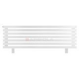 Arbiola Gorizont Ritmo HZ 1250-40-07 секций белый горизонтальный радиатор c боковым подключением (на ножках)