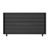 Arbiola Gorizont Liner HZ 2000-36-16 секции черный горизонтальный радиатор c боковым подключением с ножками