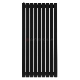 Arbiola Liner H 1200-36-09 секции черный вертикальный радиатор c боковым подключением