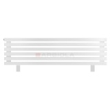 Arbiola Gorizont Ritmo HZ 1250-40-06 секций белый горизонтальный радиатор c боковым подключением (на ножках)