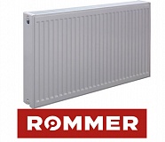 Стальные панельные радиаторы с нижним подключением Rommer Ventil