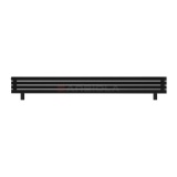 Arbiola Gorizont Liner HZ 2500-63-04 секции черный горизонтальный радиатор c боковым подключением с ножками