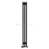 Arbiola Compact V 1250-63-03 секции черный вертикальный радиатор c нижним подключением