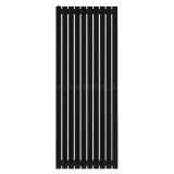 Arbiola Liner H 1750-36-10 секции черный вертикальный радиатор c боковым подключением