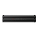 Arbiola Gorizont Iris V 2000-42-10 секции черный горизонтальный радиатор c нижним подключением
