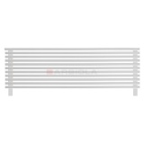 Arbiola Gorizont Compact HZ 1800-63-11 секции белый горизонтальный радиатор c боковым подключением с ножками