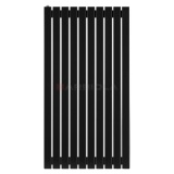 Arbiola Liner H 1200-36-10 секции черный вертикальный радиатор c боковым подключением