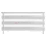 Arbiola Gorizont Compact VZ 1800-63-16 секции белый горизонтальный радиатор c нижним подключением с ножками
