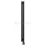 Arbiola Iris 42 EV 1250-42-02 секции черный электрический полотенцесушитель