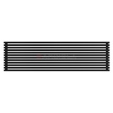 Arbiola Gorizont Ritmo H 2500-40-12 секций чёрный горизонтальный радиатор c боковым подключением