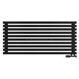 Arbiola Ritmo Gorizont V 1200-40-10 секций чёрный горизонтальный радиатор c нижним подключением