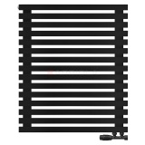 Arbiola Ritmo Gorizont V 1000-40-15 секций чёрный горизонтальный радиатор c нижним подключением