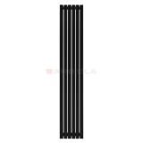 Arbiola Mono H 2000-60-06 секции черный вертикальный радиатор c боковым подключением