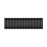 Arbiola Liner H 600-36-25 секции черный вертикальный радиатор c боковым подключением