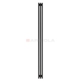 Arbiola Compact H 2000-63-03 секции черный вертикальный радиатор c боковым подключением