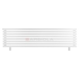 Arbiola Gorizont Ritmo HZ 1750-40-08 секций белый горизонтальный радиатор c боковым подключением (на ножках)
