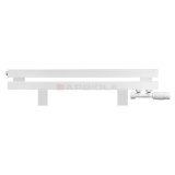 Arbiola Gorizont Ritmo VZ 1000-40-02 секции белый горизонтальный радиатор c нижним подключением (на ножках)