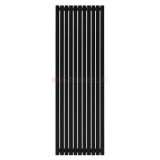 Arbiola Mono H 2000-60-11 секции черный вертикальный радиатор c боковым подключением