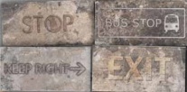 Serenissima New York Road Signs Mix Broadway 10x20 см Напольная плитка
