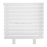 Arbiola Gorizont Liner HZ 1000-36-10 секции белый горизонтальный радиатор c боковым подключением с ножками