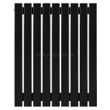 Arbiola Mono H 750-60-09 секции черный вертикальный радиатор c боковым подключением