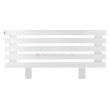 Arbiola Gorizont Ritmo HZ 1000-40-05 секций белый горизонтальный радиатор c боковым подключением (на ножках)