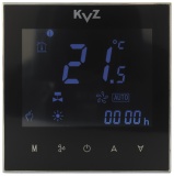 KVZ Термостат комнатный программируемый черный