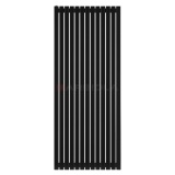 Arbiola Liner H 2200-36-13 секции черный вертикальный радиатор c боковым подключением