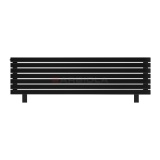 Arbiola Gorizont Liner HZ 1800-36-07 секции черный горизонтальный радиатор c боковым подключением с ножками